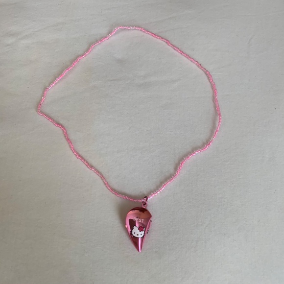 Sanrio Hello Kitty NEW Charm Bracelet & Hello Kitty Heart Locket Necklace - Picture 9 of 13